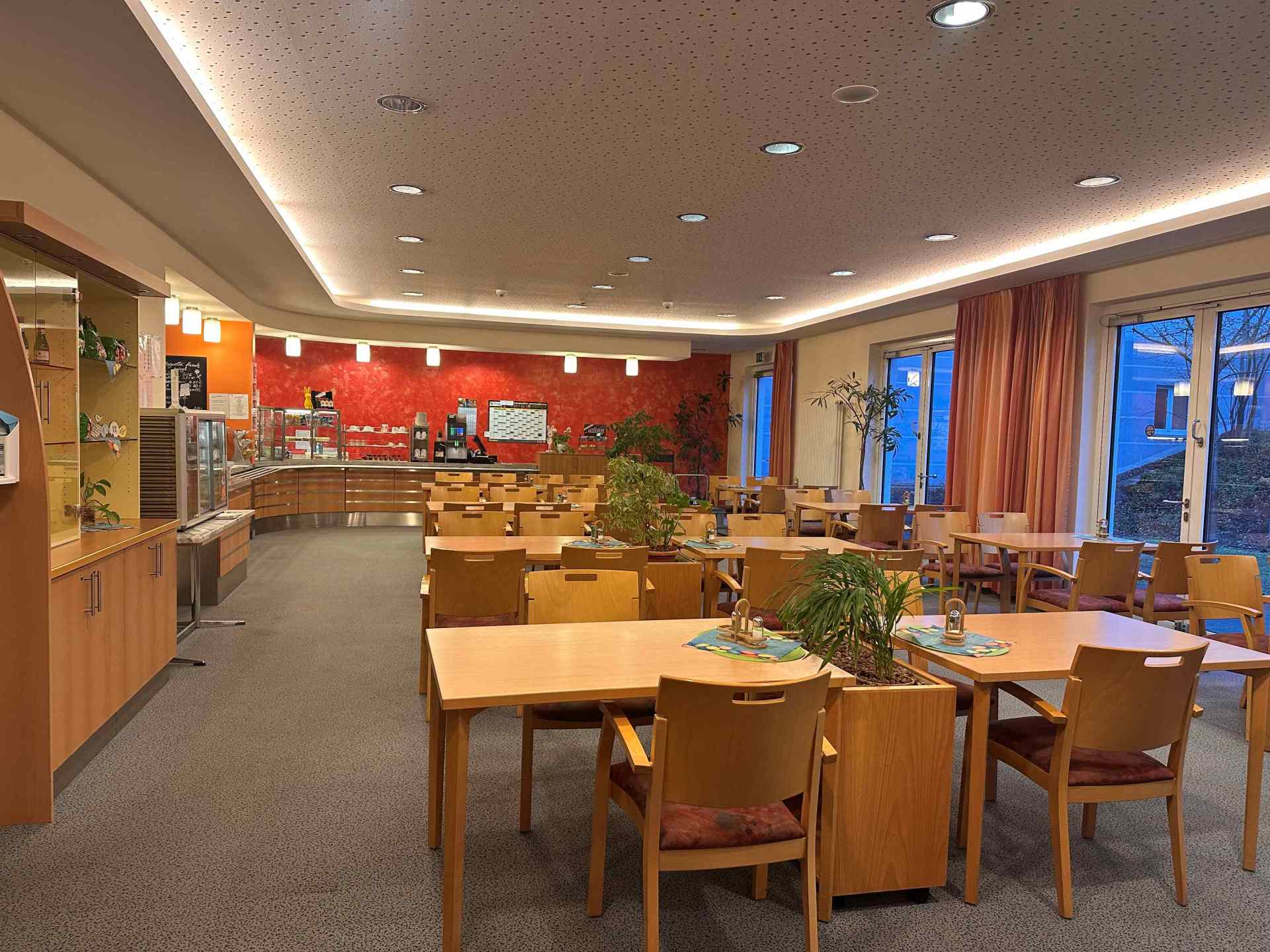 Blick in die Cafeteria