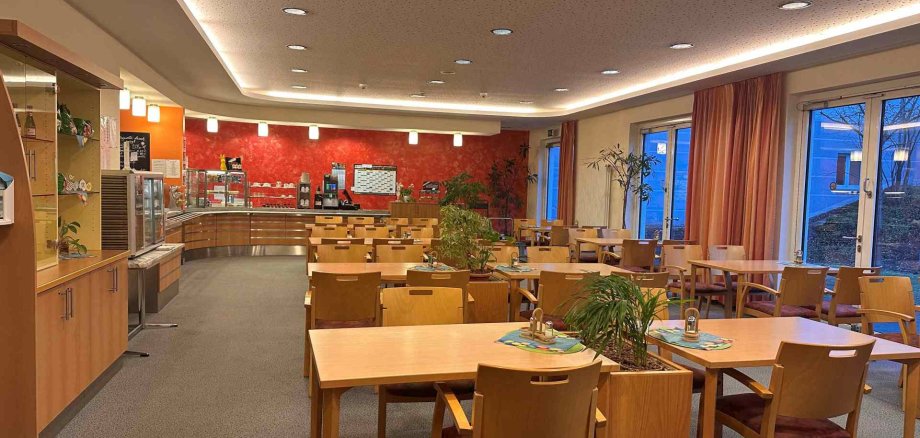 Blick in die Cafeteria