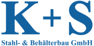 große blaue Buchstaben K + S