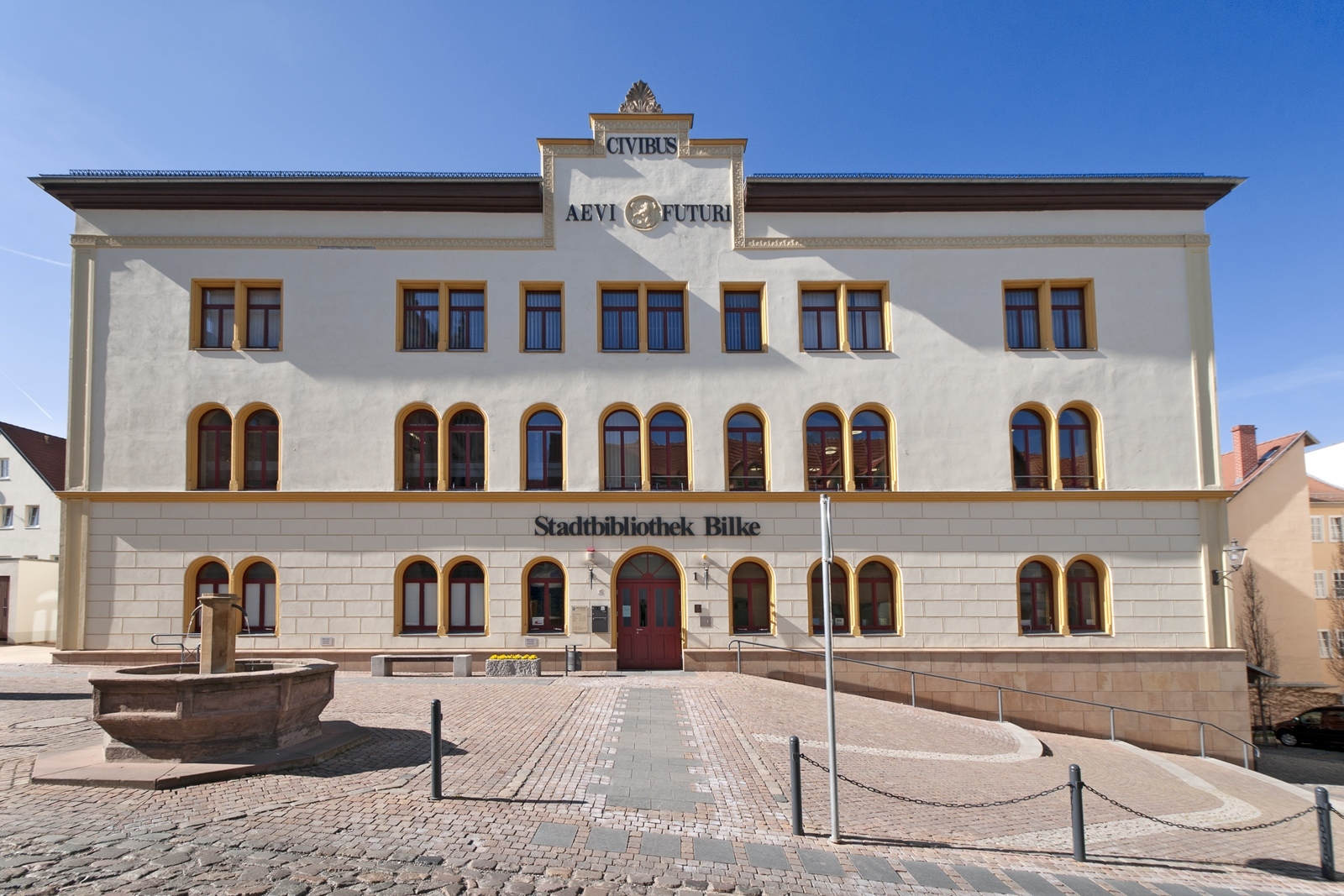 Außenansicht Stadtbibliothek Bilke