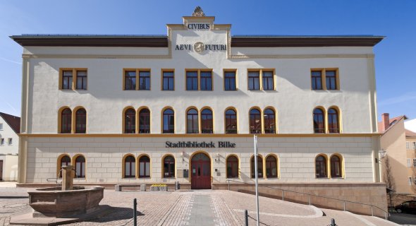 Außenansicht Stadtbibliothek Bilke