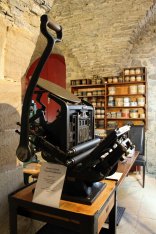 Hand-Tiegeldruckpresse in der Historischen Schaudruckerei