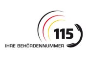 Die Zahlen 115 neben einem Telefonhörer