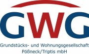 Schriftzug GWG in Großbuchstaben