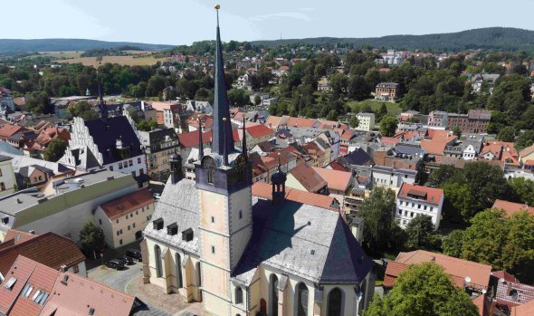 Luftaufnahme Stadtkirche